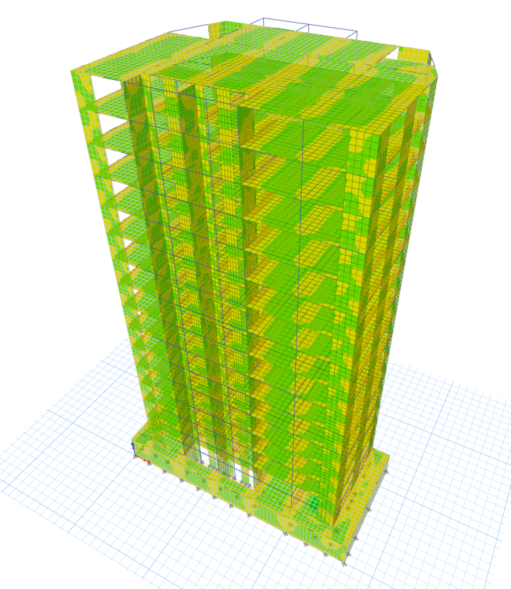 Resultados según elementos finitos